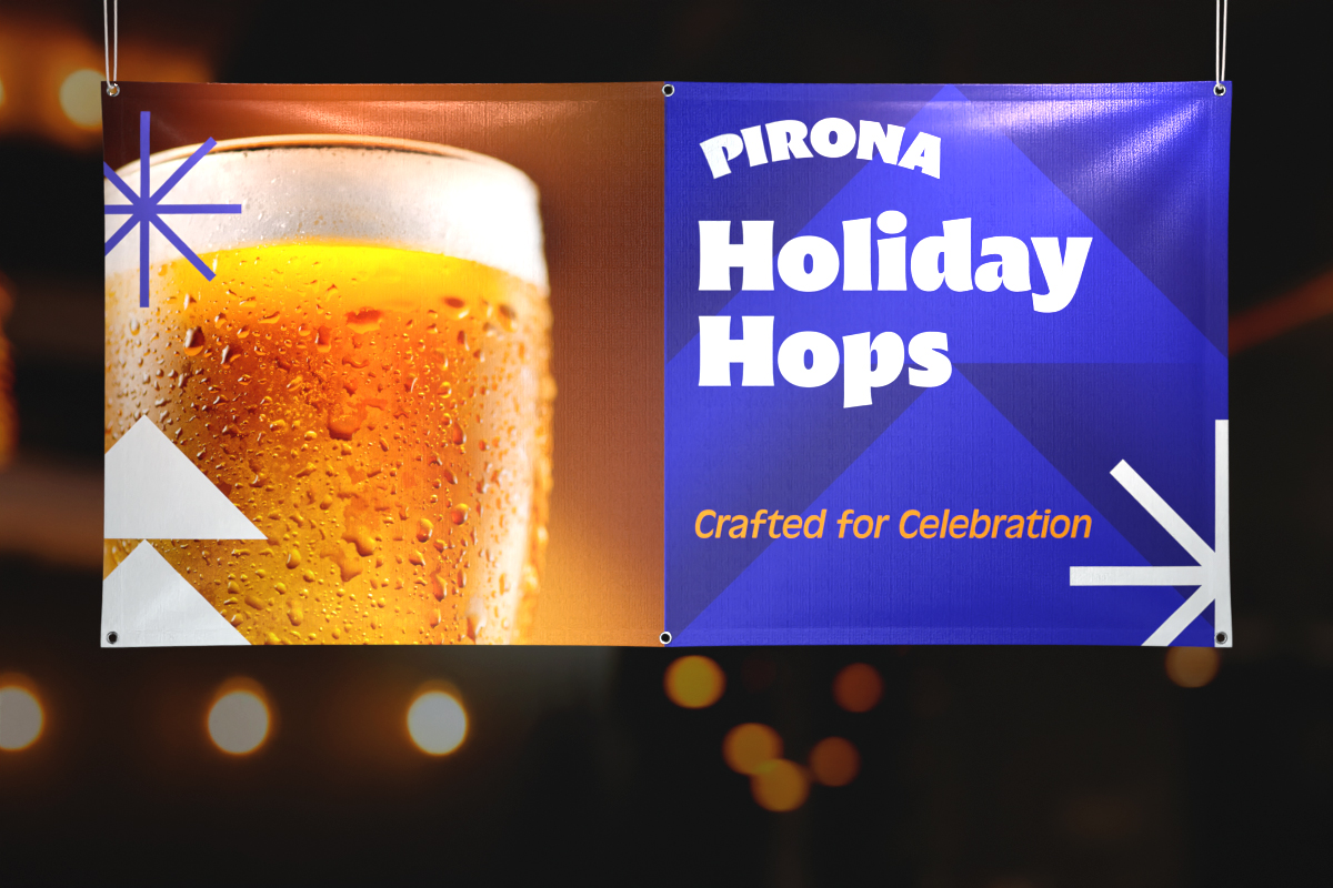 Vinyl Banner for Seasonal Products