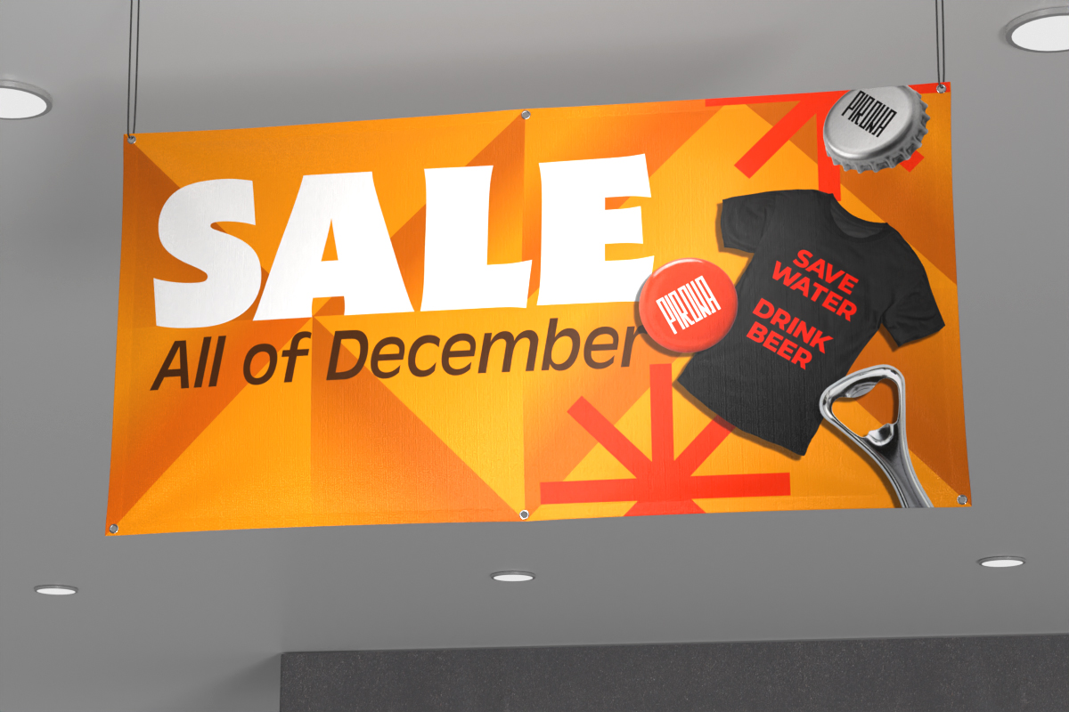 Vinyl Banner for Clearance Sale and Markdowns